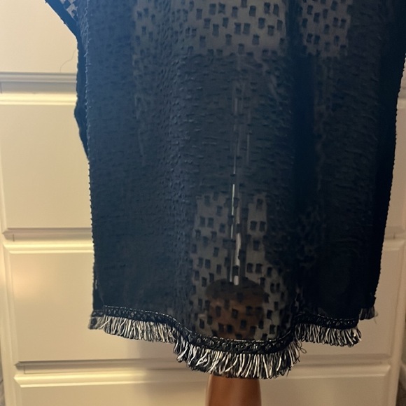 Steve Madden swim cover-up, one size fits, most, adjustable waist, deep V-neck - Picture 7 of 9